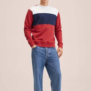 Sweat-shirts Homme Demi-Zip Col Montant en Tissu Léger avec Fermeture Éclair Contrastante Coupe Ample pour Activités de Plein Air – Vente en Gros OEM - Product Image 6