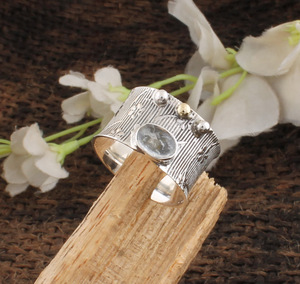 925 <b>Sterling</b> <b>Silver</b> Turquoise Classic Bezel <b>Set</b> Band <b>Ring</b> for Women Stackable Minimalist Party Jewelry Wholesale - Product Image 6