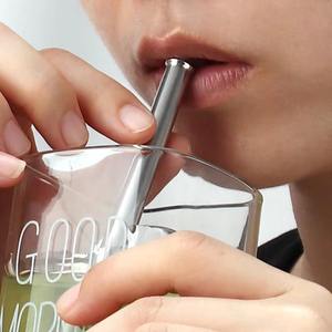 Pajitas Reutilizables Ecológicas de Metal, Pajitas de Acero Inoxidable de Grado Alimenticio, Color Cobre y Oro Rosa, para Cócteles, Accesorios de Bar - Product Image 4