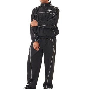 Ensembles coupe-vent en nylon pour hommes, entièrement personnalisables, tendance 2026, haute qualité, deux pièces, collection printemps, fabricant OEM - Product Image 3