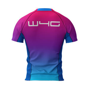 Camisetas Deportivas de Compresión para Hombre, Cuello Redondo, Manga Corta, Transpirables, de Secado Rápido, Elásticas en Cuatro Direcciones, con Estampado Simple en la Parte Delantera - Product Image 2