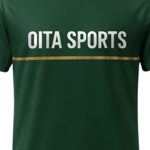 T-shirt de sport vert pour homme en polyester, uniforme d'entraînement d'équipe, vêtement de sport d'extérieur, tenue de performance athlétique - Product Image 6