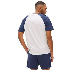 Ensemble de sport d'été unisexe 100 % coton écologique 2 pièces avec logo – T-shirt à manches courtes et short pour homme, idéal pour la course, la gym et le fitness - Product Image 3
