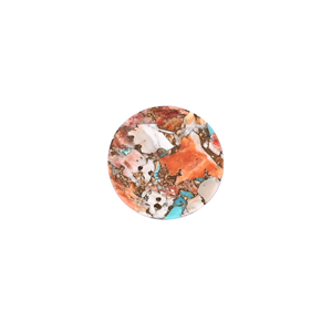 Cabujón de Turquesa Ostra Exótica de Forma Redonda para Diseño de Joyería Personalizada - Product Image 5