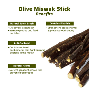 Palitos MISWAK Orgánicos al por Mayor, de Madera Natural para la Limpieza Dental de Niños y Adultos, Cuidado Bucal Multiusos - Product Image 4