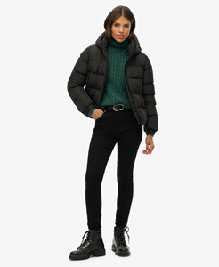 Chaqueta Acolchada Premium OEM para Mujer, Ropa Casual de Exterior Personalizada, Cortavientos con Cierre de Cremallera y Bolsillos Laterales, Abrigo para Mujer - Product Image 5