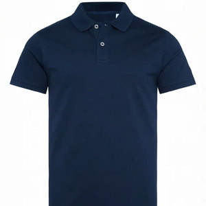 เสื้อโปโลผู้ชายผ้าคอตตอนโพลีเอสเตอร์ 220GSM – เสื้อโปโลแขนสั้นแบบเรียบสำหรับงานทั่วไป พร้อมโลโก้สั่งทำสำหรับการผลิตขายส่ง - Product Image 3