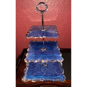 RR ENTERPRISES Soporte para Pastel de Resina de Diseño Modelo RR202512994 para Decoración del Hogar, Elegante Vajilla y Adornos para Mesa de Fiesta - Product Image 2