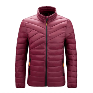 Chaqueta Acolchada Ligera y Resistente al Viento para Hombre, Último Modelo, Personalizada con Impresión de Logotipo, Tela de Lona, para Invierno, Nueva Llegada - Product Image 2