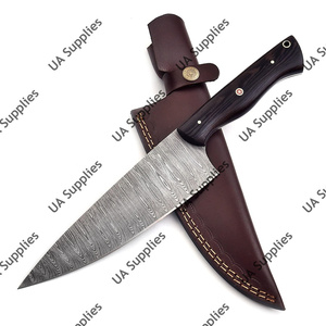 Couteau de Chef Professionnel en Acier Damas Forgé à la Main, Très Tranchant, Manche en Os de Chameau, Design Moderne - Vente en Gros OEM/ODM - Product Image 5