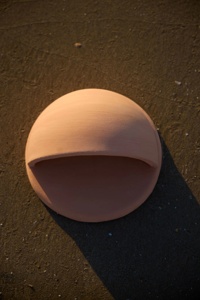 Round Ceramic Home Decor Outdoor Floor Mount Minimalist Living Room Wall <b>Sconce</b> Durable All Seasons - Product Image 4