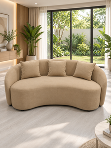 Sofá Curvo Cello de Emerald Sofa, Sofá Redondo Moderno y Contemporáneo para Sala de Estar, Decoración de Estudio, Fabricante de Telas Personalizadas - Product Image 5