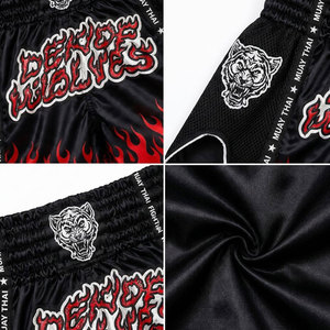 Conjunto de Boxeo Muay Thai de Invierno, Talla XXL, Tela Transpirable de Alta Calidad, Shorts MMA con Logotipo Personalizado, Cintura Elástica Ecológica para Fitness - Product Image 6