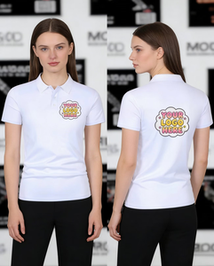Women's Printed Stylish for Shirts Custom Design Color Size Turn Collar Fashionable 100% Cotton Short Sleeve Digital Printing - Product Image 1