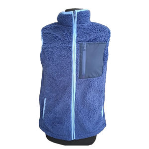 Chaleco de Forro Polar Sherpa para Hombre, Informal, Transpirable, Cómodo para Invierno, con Cuello Camisero, Talla Grande - Product Image 1