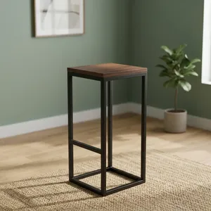 Minimalist Wooden <b>Plant</b> Stand Rectangle Indoor Floor Mount Durable Home Decor Living Room - Product Image 3