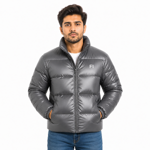 Chaqueta Acolchada Personalizada para Hombre, Chaqueta de Invierno Ligera y Aislante, Cortavientos, con Cierre Completo, Ropa Exterior Cálida, Fabricante de Chaquetas para Hombre OEM - Product Image 1