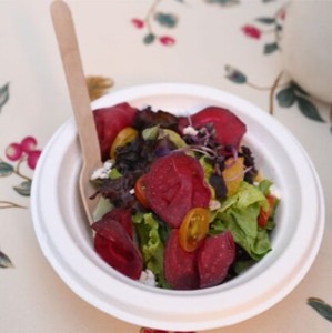 Tazón Desechable Biodegradable de 24 Onzas, Hecho de Bagazo de Caña de Azúcar, Libre de Plástico, No Tóxico, Certificado ISO, Compostable, Libre de BPA, Apto para Microondas - Product Image 1
