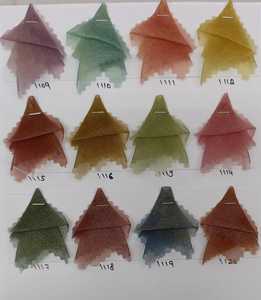 Eco Friendly Prime Organza Plain Work <b>Fabric</b> <b>Medium</b> Weight 60GSM Woven In Stock Apparel Kurti Dress Sari For Girls Women - Product Image 6