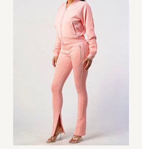 Venta al por mayor Conjuntos de mujer Trajes de chándal Sujetador y pantalones de chándal Conjunto de 2 piezas Chándal de Jogger con bolsillo Trajes de jogging Suéteres de entrenamiento - Product Image 2