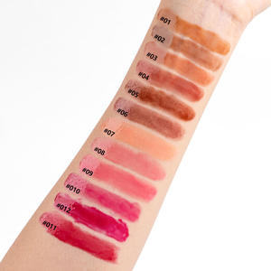 12-Color Organic Mineral Cream Pressed <b>Lipstick</b> Soft Smooth Mirror Hydration Pencil Moisturizing Long Lasting Fashion Lip Gloss - Product Image 6