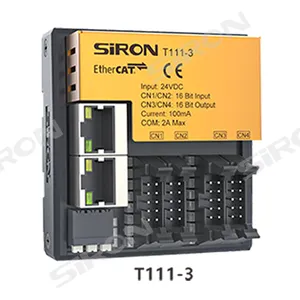 SiRON Bus ~ T111 serisi dijital/analog giriş ve çıkışlar 8/16/32 kanal Ethercat otobüs çift otobüs Io modülü