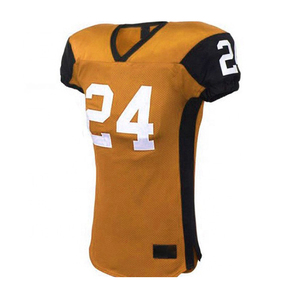Uniforme de football américain personnalisé avec logo, maillot et pantalon respirants pour le sport et les compétitions - Product Image 2