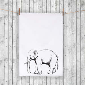 Serviette de cuisine personnalisée avec imprimé girafe, style moderne, blanche, 100% coton, lavable, textile de maison durable pour hôtel - Product Image 4