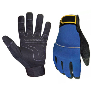 Premium Quality Synthetic Leather Mechanic Gloves Heavy Duty Heat Resistant Soft and Comfortable Hand Safety Gloves Custom Logo - Product Image 1
