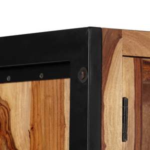 Solid Sheesham Wood Highboard 39.4"x15.7"x68.9" <b>Display</b> & <b>China</b> <b>Cabinets</b> - Product Image 5