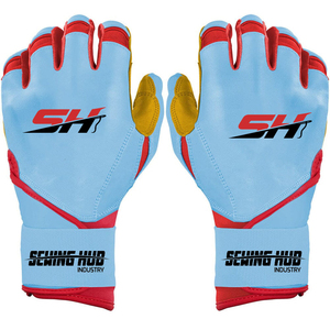 Guantes de Bateo de Alto Rendimiento, Antideslizantes, Transpirables, de Cuero Cabretta, para T-Ball y Béisbol - Product Image 6