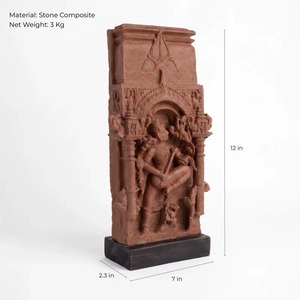 Sculpture de Shiva Gajasura Vadha |   Réplique du Musée d'Art du Temple Hindou du Xe Siècle - Product Image 2