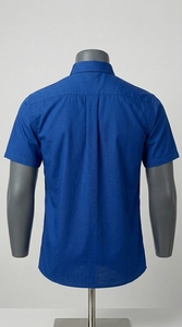 เสื้อเชิ้ตแขนสั้นผู้ชายทรงพอดีตัว ผ้าเนื้อนุ่ม ใส่ได้ทุกวัน ใส่ทำงานได้ สไตล์สมาร์ทแคชชวล เสื้อผ้าฤดูร้อน - Product Image 3