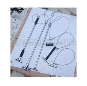 Mango de acero inoxidable más vendido, instrumento veterinario autoblocante, soporte para cerdos, mango de doble agarre, herramientas de cría de cerdos - Product Image 2