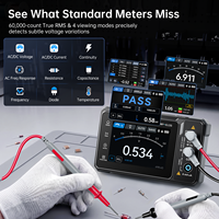 FNIRSI TMP-610S 3 in 1 Handheld Oscilloscope Multimeter Signal Generator 4.5 Digit 60000 Counts 10MHz Touch Screen Test Meter