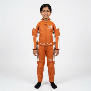 Combinaison de moto en cuir personnalisée pour enfants - Design sur mesure, ajustement personnalisé et logo - Product Image 3