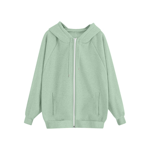 Premium Mens Womens Full Zip Hoodie Heavyweight Cotton Fleece Hooded <b>Jacket</b> Custom Logo OEM ODM Wholesale Manufacturer Custom - Product Image 1