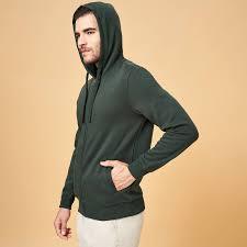 Sweat à capuche entièrement zippé - Veste en molleton French Terry épais pour homme avec logo personnalisé - Product Image 2
