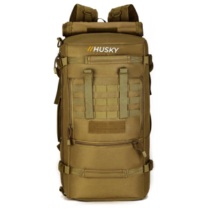 HUSKY SPORTSWEAR High Quality Polyester Convertible <b>Backpack</b> Duffel Zipper Hasp Closure USB Charging Camouflage Anti-Theft - Product Image 4