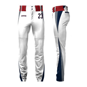 Pantalones de Béisbol de Alto Rendimiento OEM, Transpirables, Elásticos, de Secado Rápido, UPF 50, Estampados, Personalizables, Uniformes de Equipo, Cintura Elástica - Product Image 1