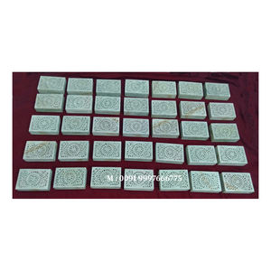 Caja de Joyería Rectangular de Mármol Blanco Natural con Incrustaciones Florales Hechas a Mano, Decoración para el Hogar y Regalo - Product Image 3