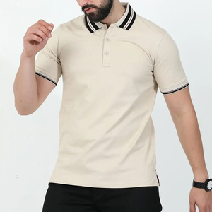 Chemise polo pour homme grande taille, confortable et élégante, tricotée, motif uni, style décontracté - Product Image 6