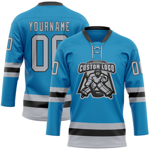 Maillot de hockey pour adultes surdimensionné léger et personnalisable, respirant, pour joueurs d'équipe, hockey sur glace, 100% polyester, séchage rapide - Product Image 4