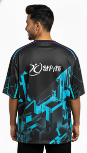 T-shirt de sublimation surdimensionné premium pour hommes, coupe ample urbaine, streetwear, tee-shirt tendance populaire - Product Image 2