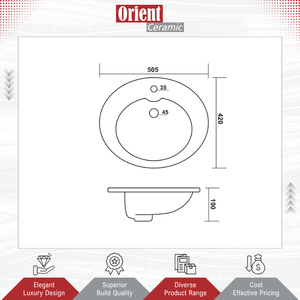 Lavabo de Cerámica Blanca de Lujo para Baño, de Diseño Nuevo, de la Mejor Calidad y a Bajo Precio de Mercado, para Compradores Serios - Product Image 2