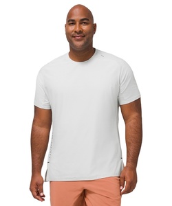 เสื้อยืดคอกลมแขนสั้นผ้าเจอร์ซีย์คอตตอน 100% สีขาวล้วน สไตล์ลำลองสำหรับผู้ชาย คุณภาพสูง ระบายอากาศได้ดี รุ่นใหม่ประจำฤดูร้อนปี 2021 - Product Image 1