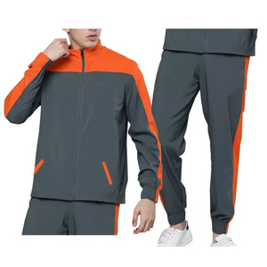 Conjunto Deportivo Económico para Hombre con Capucha y Estampado, con Franjas Laterales, Dos Piezas, Estilo Hip Hop, Ropa Deportiva, Proveedor de Fábrica al por Mayor - Product Image 2
