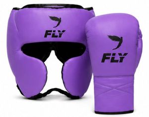 ชุดฝึกซ้อมมวย MMA Fly Boxing คุณภาพพรีเมียม ทำจากหนังวัวแท้ ประกอบด้วยนวมชกมวย ที่ครอบศีรษะ และอุปกรณ์ป้องกันอวัยวะเพศชาย ทนทาน เหมาะสำหรับผู้ชาย - Product Image 3