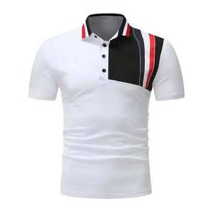 Polo pour hommes à manches courtes en coton, séchage rapide, style tendance, personnalisable avec votre logo de marque OEM - Product Image 1