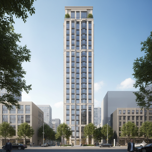 Ensemble de meubles de cuisine complets en bois de chêne avec structure en contreplaqué de style européen moderne, personnalisé par JY Project Vietnam, avec plan de travail en quartz/granit - Product Image 1